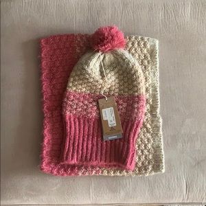 Prana Beanie and Wrap Scarf Set